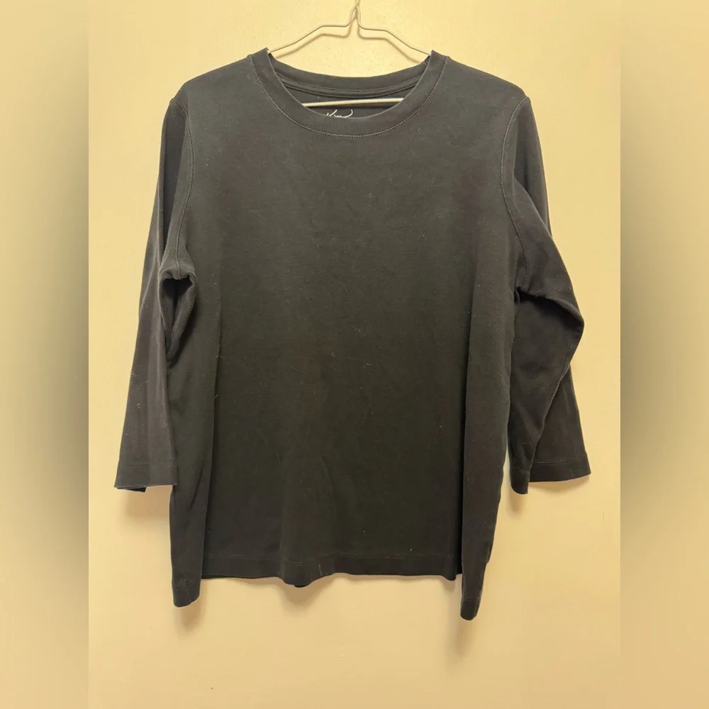 Kim Rogers Classic Black Knit Top - Picture 1 of 3